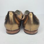 Bottega Veneta  Two Tone Stitch Detail Bronze Tan Flats Size‎ 43.5 Photo 6