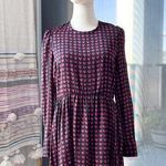 ZARA Red Black Heart Print Long Sleeves Romper Women’s Size Medium Photo 0