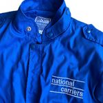 Vintage 90s Bright Electric Blue Workwear Bomber Jacket 🔥 Size M Photo 2