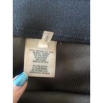 Elie Tahari  XS Gray Suede Straight Leg Ponte‎ Pants Career Photo 4