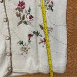 Vintage Floral Embroidered Sweater Size L Photo 6