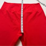 Girlfriend Collective Womens Size XL Pink Red Coral Ribbed 7/8 Leggings Athletic Photo 3