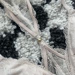 Aerie Women's Cream and Black Bra Photo 2