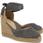 Castaner Chiara Gray Canvas Wedge Espadrilles Photo 0