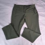 Worthington  Women Olive Green Ankle Pants Faux Pockets Size 14 Business Casual Photo 0