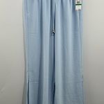 MICHAEL Michael Kors Split Hem Pull on Wide Leg Pants pastel Blue Size L NWT Size L Photo 0