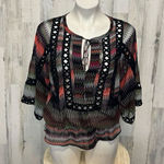 Black Rainn  black and red blouse Photo 0