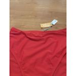 Kona Sol  Women’s Swim Bikini Bottom High Waist 1pc Size Large Red Photo 1