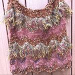 Handknit 🧶 fringe tank top sweater Size undefined Photo 3