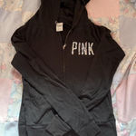 PINK - Victoria's Secret Cute Black PINK Victoria’s Secret Y2K Zip-Up  Photo 0