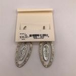 T Tahari Vintage Crystal Drop Earrings Glamorous Elegant Jewelry Photo 4