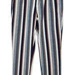 BDG  Navy Striped High-Rise Mom Jeans Size 25 Tapered Striped Jeans Photo 0