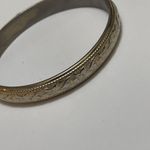Whiting & Davis Vintage  Bangle Bracelet Flower Design Photo 6