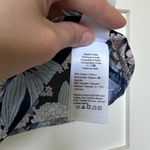 J.Crew Squareneck Puff Sleeve Navy zinnia Floral Top Photo 6