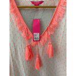 Lilly Pulitzer Kipper Swim Coverup Tangelo Neon Clip Size L/XL Photo 7