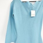 By Malene Birger Blue Scalloped Velame Off Shoulder Maxi Dress Size XS New Photo 3