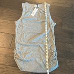 Michael Stars NWT  Halley Side Ruched Ribbed Tank Sz L Photo 9