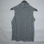 Newport News  Easy Style M Black White Stripe Top Photo 4