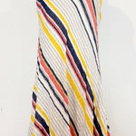 Belle France Tiered Midi Dress White Size L Photo 0