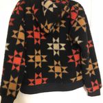 Sonoma  Fleece Pullover with 1/4 Button Detail Sherpa women’s small Aztec cozy Photo 7