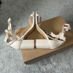 Lulus Airis Light Nude Suede Lace-Up Heels Photo 12