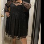 Torrid Dress 18 NWT Disney Mickey Stars At The Knee Tulle Illusion Neck Skater Photo 2