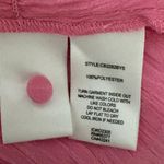 Sanctuary Button Front Featherweight Blouse Shirred Top Strawberry Ice NWT Large Photo 9