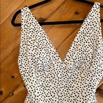 Old Navy  ruched black & white cheetah print one piece swimsuit Photo 2