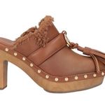 Ulla Johnson Vera Tassel Clogs in Brown Photo 2