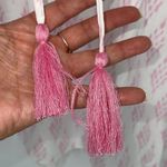 Sail To Sable STS Sail To‎ Sable Womens Flutter Sleeve Ikat Tassel Top Pink White Size XS NWT Photo 5