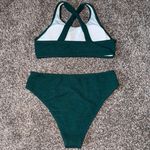 High Waisted Green Bikini Size M Photo 1