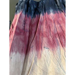 Blue Blush  Boho Tie-Dye Long Sleeve Dress Photo 2