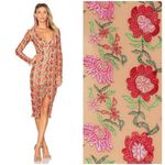 For Love & Lemons ππ Amelia Textured Midi Dress ~ Rosebud XS Photo 1