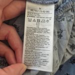 Gap  Blue Floral Split Neck Tiered Babydoll Dress Pockets Size Medium Photo 3