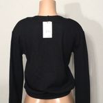 J.O.A. black lace up long sleeve sweatshirt. NWT Photo 6