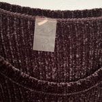 Calia by Carrie Underwood Chenille Braided Purple Sweater Size M Photo 3
