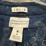 Scotch & Soda Maison Scotch Jolie Indigo Blue Tweed Jacket in size 2 Photo 4