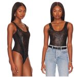 Free People đź’•INTIMATELY đź’• Off Beat Bodysuit ~ Black XS NWT Photo 5