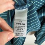 Catherines  Suprema Teal Striped Top Size 4X Stretch Comfort Lounge Everyday Photo 5