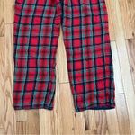 Victoria's Secret Victoria Secret Plaid Pajama Pants Red Black Lounge Sleepwear Size L Photo 7
