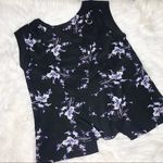 Rebecca Taylor Floral Open Back Crossed Blouse Photo 1