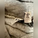 Wildfox  Sweatshirt‎ Hoodie Women’s Small Gray Oversized Lace Up Hutton USA Made Photo 8