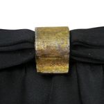 1950s Vintage After Five Black Clutch Bag Evening Bag With Bow Chain Strap Photo 2