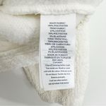 Faherty  Cortina High Pile Fleece Pullover in Bright White Size Medium Photo 7