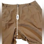 Madewell NWT Harlow Wide Leg Pants Women’s Size 12 Acorn Brown Linen Blend Photo 11