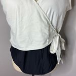 Summersalt  The Perfect‎ Wrap One Piece Swimsuit Sea Urchin White Sand Sz 16 Photo 7
