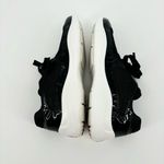 Prada America's Cup Biker Fabric Sneakers Size 36.5 Black White Patent Leather Photo 8