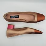 PEDRO GARCIA ELADIA Satin Pumps Colorblock champagne/pink heel size 10 Pink Photo 5