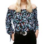 We The Free Free People Women's Lexington Floral Off The Shoulder Top Size S Photo 7