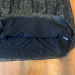 Joe Fresh  Skirt Large Black Sequined Mini Elastic Waist Lined Photo 3